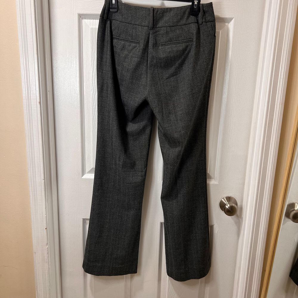 Mossimo Women's Gray Herringbone Dress Pants Professional Trousers Size 4 - Picture 4 of 5